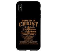 Rooted in Christ Shirt Christian Shirt for Men Cross Shirt Case for iPhone XS Max
