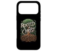 Rooted in Christ Shirt Tree Roots Faith Jesus Christian Case for iPhone 17 Pro Max