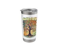 Rooted in Christ: Unshakable Stainless Steel Insulated Tumbler
