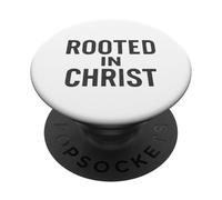 Rooted in Christ. Vintage Christian Quote. PopSockets Adhesive PopGrip