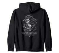 Rooted In Eternity Strength Longevity Serenity Zip Hoodie