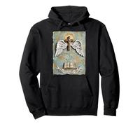 Rooted in God's Love Christ Cross Wings Bible Pullover Hoodie