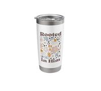 Rooted in Him Ephesians 3:17 Stainless Steel Insulated Tumbler