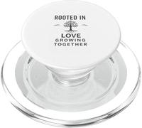 Rooted in Love, Growing Together. Vintage, Family, Design PopSockets PopGrip for MagSafe