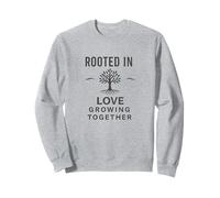 Rooted in Love, Growing Together. Vintage, Family, Design Sweatshirt