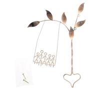 Rooted in Love Swing Sculpture, Wall Decorations for Home, Type D | Metal Wall Art Couple on Swings, Home Wall Hangings, Ornaments for Living Room Bedroom Decor