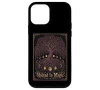 Rooted In Magic Vintage Style Celestial Lunar Phase Tree Case for iPhone 12 mini