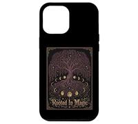 Rooted In Magic Vintage Style Celestial Lunar Phase Tree Case for iPhone 12 Pro Max