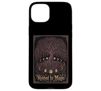 Rooted In Magic Vintage Style Celestial Lunar Phase Tree Case for iPhone 15 Plus