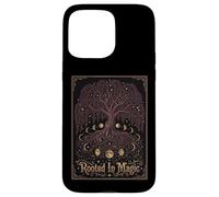 Rooted In Magic Vintage Style Celestial Lunar Phase Tree Case for iPhone 15 Pro Max