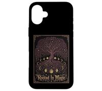Rooted In Magic Vintage Style Celestial Lunar Phase Tree Case for iPhone 16 Plus