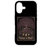Rooted In Magic Vintage Style Celestial Lunar Phase Tree Case for iPhone 17