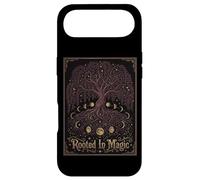 Rooted In Magic Vintage Style Celestial Lunar Phase Tree Case for iPhone Air