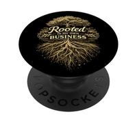 Rooted In My Own Business Owners Entrepreneurs Gardeners PopSockets Adhesive PopGrip