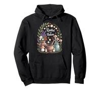 Rooted In Nature Autumn Herbal Witch Moon Magic Witchy Pullover Hoodie
