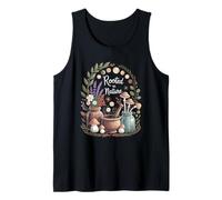 Rooted in Nature Autumn Herbal Witch Moon Magic Witchy Tank Top