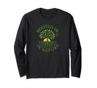 Rooted in Nature Eco Tree Roots Design Long Sleeve T-Shirt