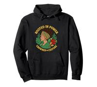 Rooted in Power, Crowned in Culture Afro-Latina Apparel Pullover Hoodie