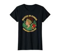 Rooted in Power, Crowned in Culture Afro-Latina Apparel T-Shirt