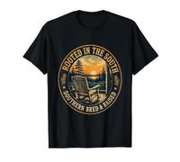 Rooted in The South Southern Bred and Praised Value Graphic T-Shirt, Men, Black, M