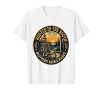 Rooted in The South Southern Bred and Praised Value Graphic T-Shirt, Men, White, S