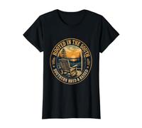 Rooted in The South Southern Bred and Praised Value Graphic T-Shirt, Women, Black, M