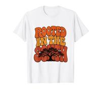 Rooted in The South Tree Silhouette Value Graphic T-Shirt, Men, White, L