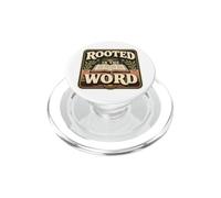 Rooted In The Word Christian Bible Scripture Faith PopSockets PopGrip for MagSafe