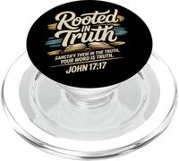 Rooted in Truth. Your word is Truth John 17:17 PopSockets PopGrip for MagSafe