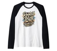Rooted in Truth. Your Word is Truth John 17:17 Raglan Baseball Tee