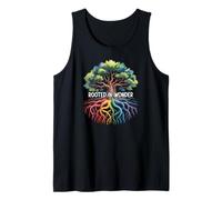 Rooted in Wonder Rainbow Tree Mindful Nature Tank Top