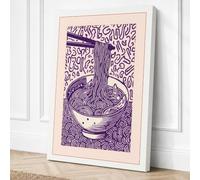 Rooted in Words Botanical Canvas Wall Art Print 24x16 Inch