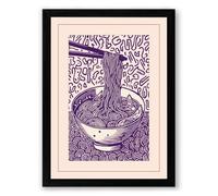 Rooted in Words Botanical Framed Wall Art Print A4 (29.7×21cm) Black, Wall Decor for Living Room, Bedroom, Office & Home, Ready to Hang, Art Gift