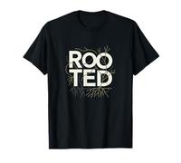 Rooted Plant Lover Botanical Design T-Shirt