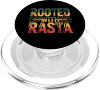 Rooted With Rasta Reggae Music Rastafari Roots Jamaican PopSockets PopGrip for MagSafe