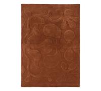 Rooted wool rug, Lucia Eames Terracotta one size