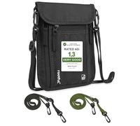 rootful.® Neck Pouch with RFID Protection | Chest Pocket Shoulder Bag for Maximum Safety | Fits Smartphone, Passport, Money Cards, Cash & More | German Brand