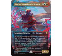 Rootha, Mastering the Moment (Borderless Foil) | Secrets of Strixhaven Commander