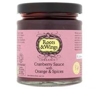 Roots and Wings Organic Cranberry Sauce with Orange & Spices 200g