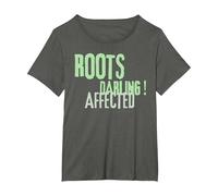 Roots Darling, Affected T-Shirt, Women's Plus, Asphalt Grey, 1X