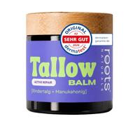 roots NATURALS® Beef Tallow - Honey Balm from the Pharmacy - Beef Tallow - Original Tallow Cream from Pasture - [120 ml] 100% Natural Balm with Manuka Honey I Laboratory Tested + Made in Germany