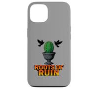 Roots of Ruin Cracked Urn and Cactus Dark Gothic Blackbird Case for iPhone 13