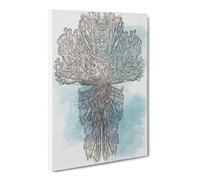 Roots Of The Tree Canvas Print | Gallery Wrapped 30mm Frame Wall Art | 30x20 inches | Ready to Hang | Abstract Landscape Picture | Living Room Bedroom Lounge Office