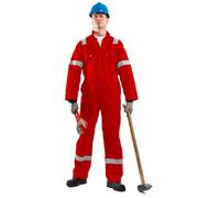 Roots Original RO18090 Flame Buster Classic Nordic Work Overalls EU Size 58, rot