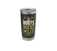 Roots Rocks Miles Trail Path Run Stainless Steel Insulated Tumbler
