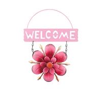 Roots & Shoots Welcome Flower Sign Garden Decoration Assorted Colours