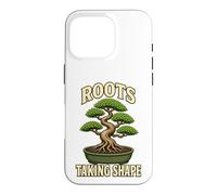 Roots Taking Shape Bonsai Plant Case for iPhone 16 Pro