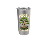 Roots Taking Shape Bonsai Plant Stainless Steel Insulated Tumbler