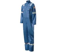 Roots Welders Overalls, Flame Resistant Flambuster Classic Mens Boilersuit Overalls - Royal Blue 50