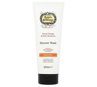 Roots & Wings Organic Balancing Sweet Orange and Rose Geranium Shower Wash 250ml